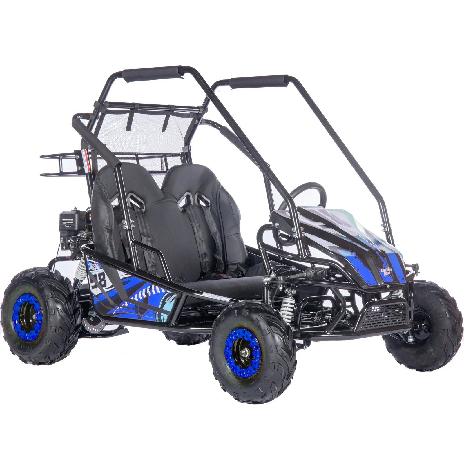 MotoTec Mud Monster XL 212cc 2 Seat Full Suspension Go Karts.