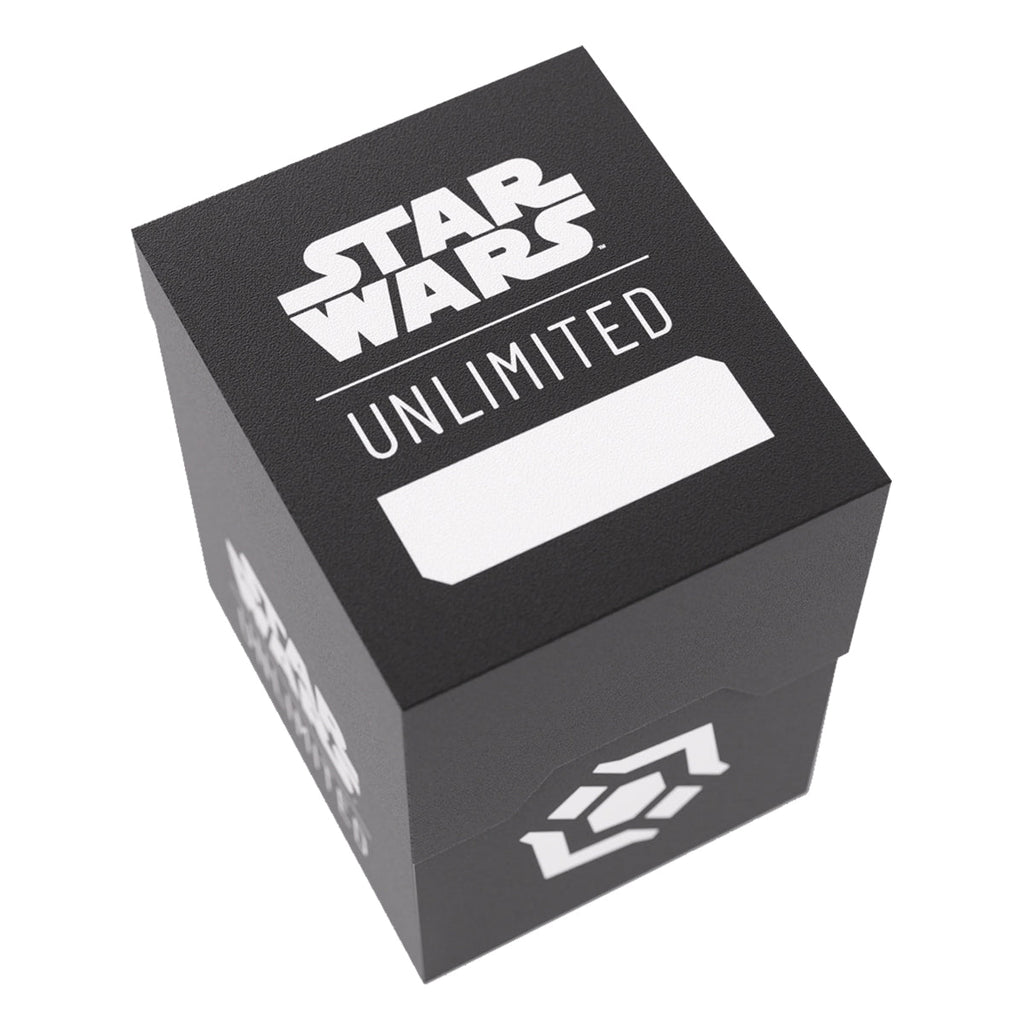 Gamegenic Star Wars Unlimited Soft Crate Deck Box - Black/White