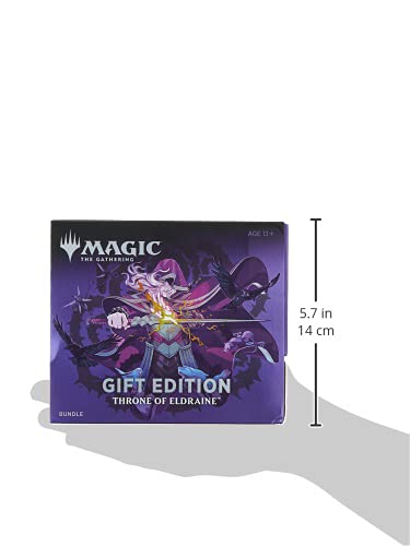 Magic The Gathering Throne of Eldraine Bundle Gift Edition | Alternate Art | 10 Booster Pack | 1 Collector Booster | Accessories