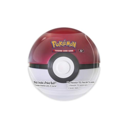 Pokémon TCG: Poké Ball Tin 3-Pack Bundle 2024- Poké Ball, Premier Ball, Moon Ball. Amazon Exclusive ( Includes 9 Scarlet & Violet Booster Packs + Stickers)