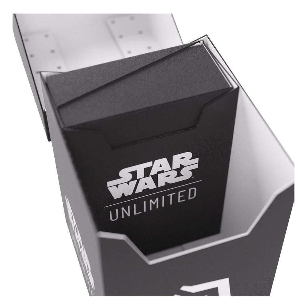 Gamegenic Star Wars Unlimited Soft Crate Deck Box - Black/White