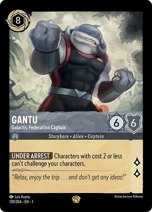Gantu - Galactic Federation Captain (178/204) - The First Chapter - Lorcana