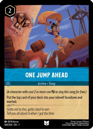 One Jump Ahead (164/204) - The First Chapter Cold Foil - Lorcana