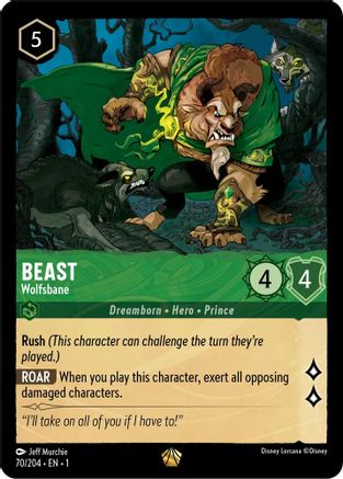 Beast - Wolfsbane (70/204) - The First Chapter - Lorcana