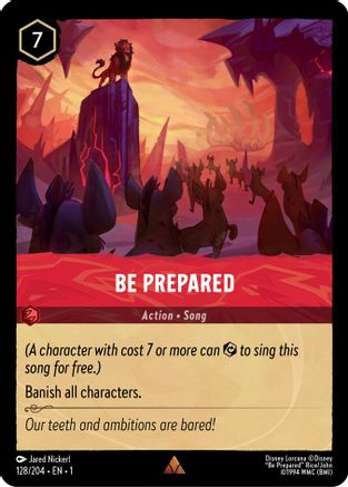 Be Prepared (128/204) - The First Chapter - Lorcana