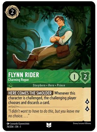 Flynn Rider - Charming Rogue (74/204) - The First Chapter Cold Foil - Lorcana