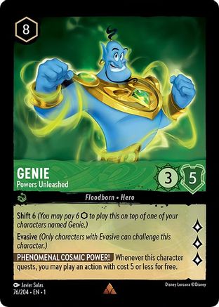 Genie - Powers Unleashed (76/204) - The First Chapter Cold Foil - Lorcana