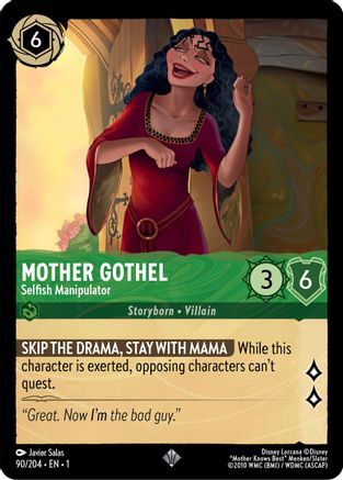 Mother Gothel - Selfish Manipulator (90/204) - The First Chapter - Lorcana
