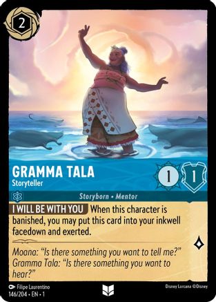 Gramma Tala - Storyteller (146/204) - The First Chapter Cold Foil - Lorcana