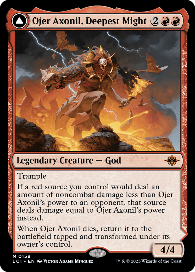FOIL Ojer Axonil, Deepest Might (LCI-158) - The Lost Caverns of Ixalan - Magic The Gathering