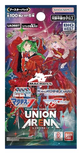 BANDAI Union Arena Booster Pack, Macross Series UA36BT (Box), 16 Packs