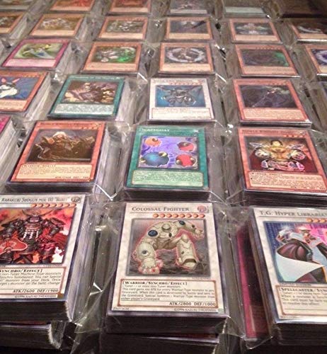 Mega Lot of 1000 Assorted Yugioh Cards by Konami