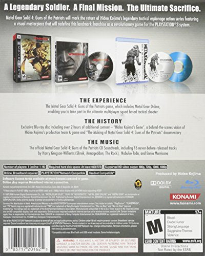 Metal Gear Solid 4: Guns of the Patriots Limited Edition