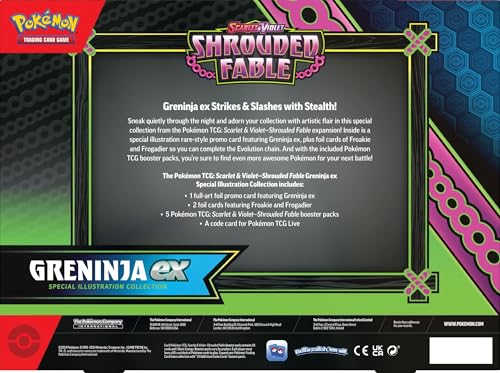Pokémon TCG: Scarlet & Violet - Shrouded Fable Kingdra ex/Greninja ex Special Illustration Collection