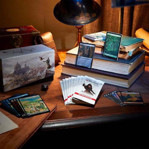 Magic: The Gathering - Assassin’s Creed Bundle | 9 Beyond Boosters + Accessories | Collectible Trading Card Game for Ages 13+