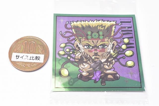 Nihomeson JoJo's Bizarre Adventure Seal Wafers Phantom Blood/Combat Tide [18. Wamu (Normal)] (Single Item) *Sticker only, Snacks not included