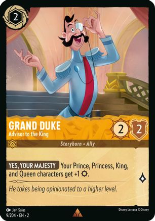 Grand Duke - Advisor to the King (9/204) - Rise of the Floodborn Cold Foil - Lorcana