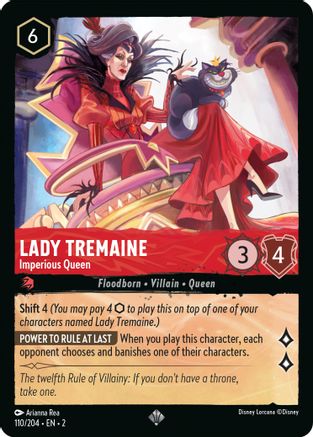 Lady Tremaine - Imperious Queen (110/204) - Rise of the Floodborn - Lorcana