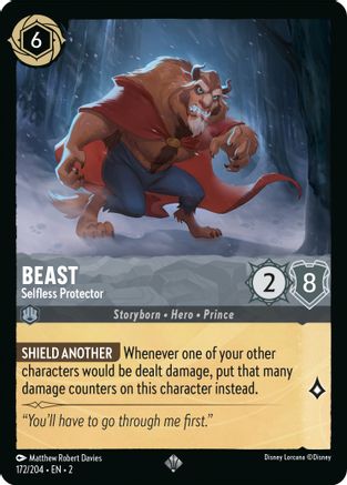 Beast - Selfless Protector (172/204) - Rise of the Floodborn - Lorcana