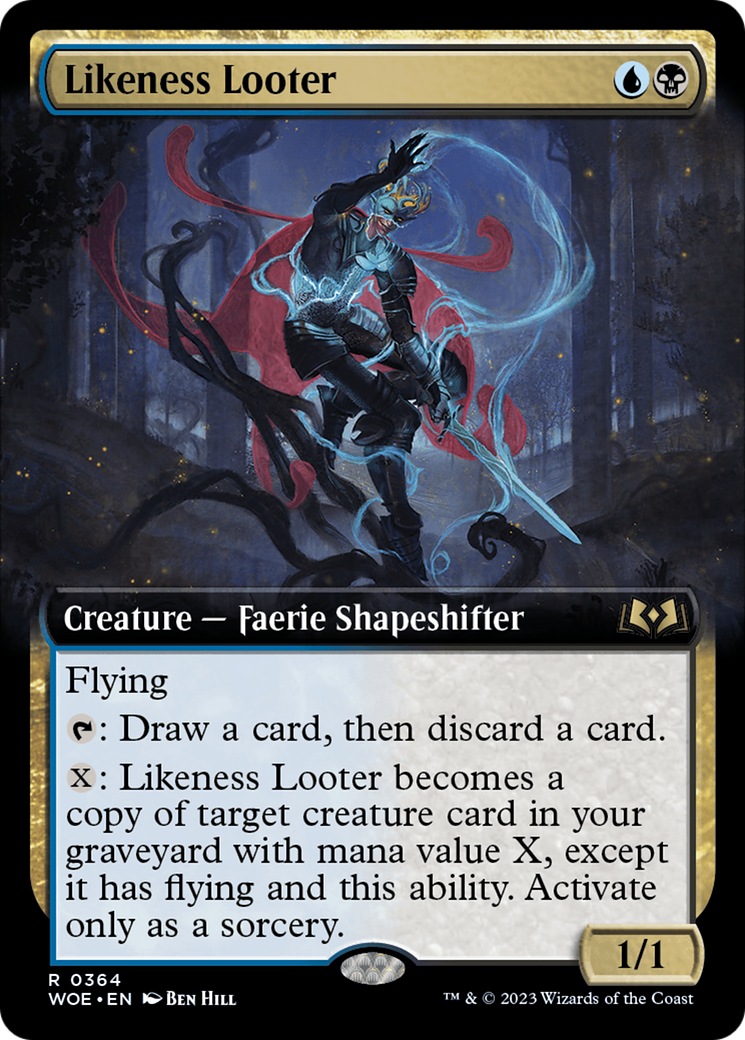 Likeness Looter (Extended Art) (WOE-364) - Wilds of Eldraine - Magic The Gathering