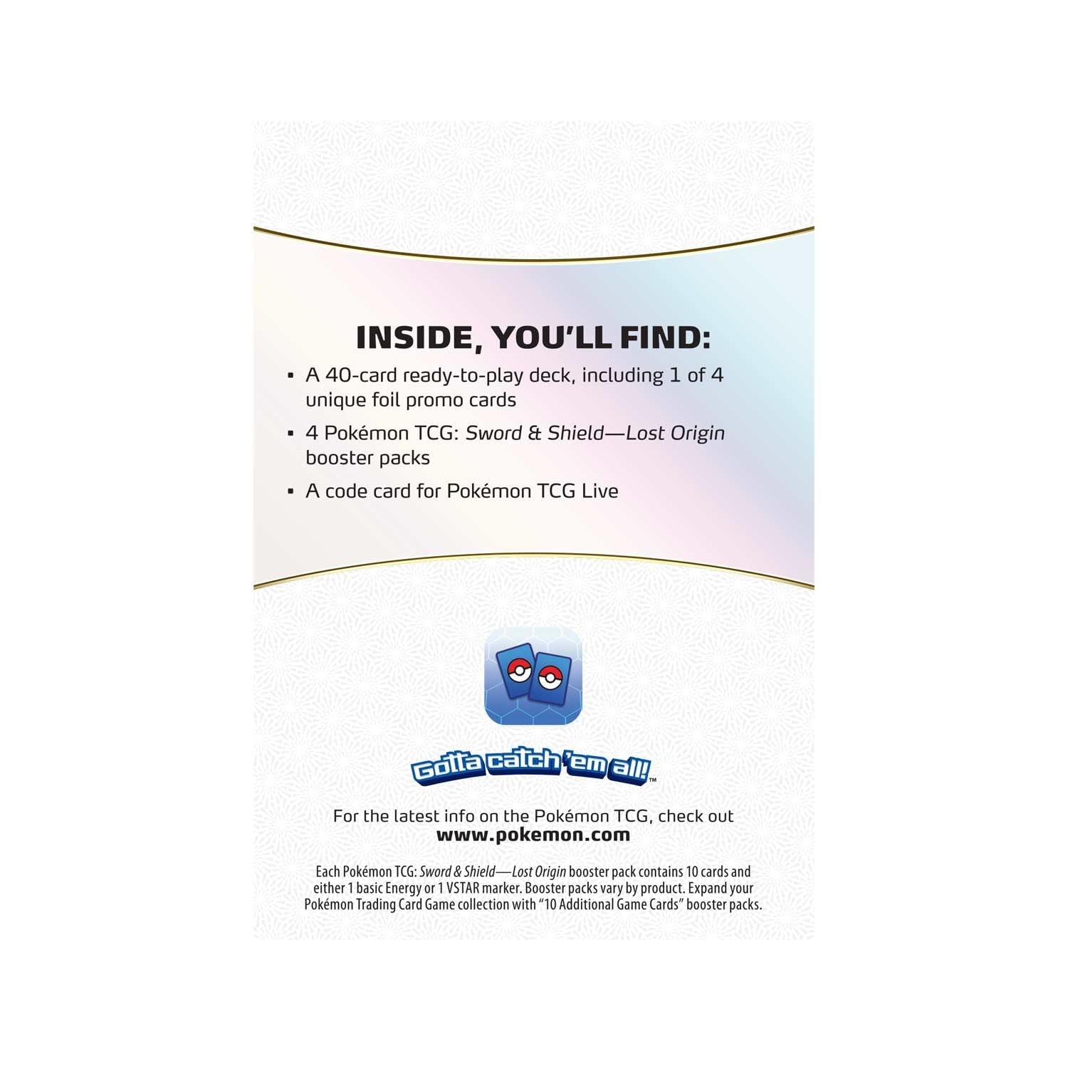 POKEMON TCG: Sword and Shield Lost Origin Build and Battle Box