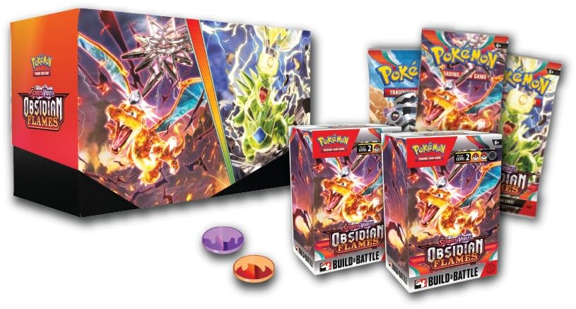 Pokemon Scarlet & Violet 3 Obsidian Flames Build & Battle Stadium