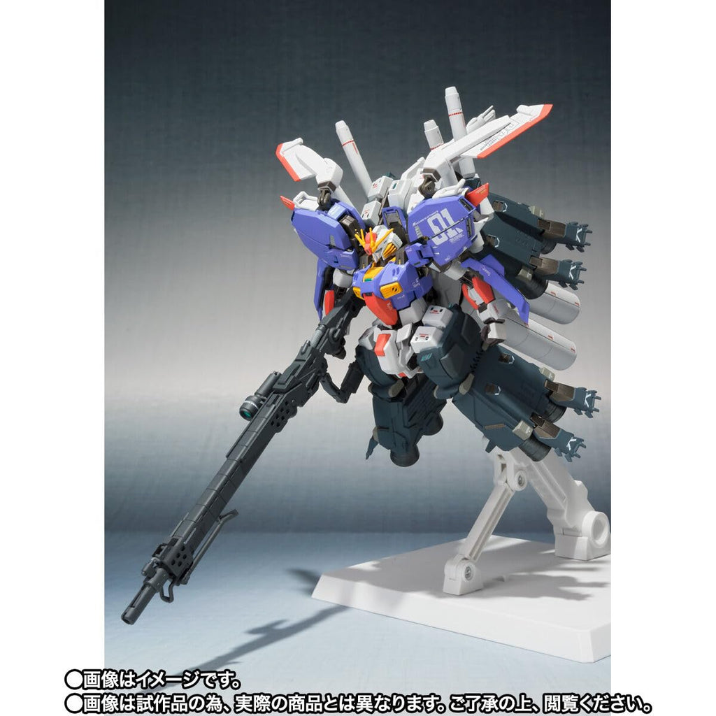 Metal Robot Spirits (Ka Signature) S Gundam Booster Unit Mounted Gundam Sentinel Painted Action Figure