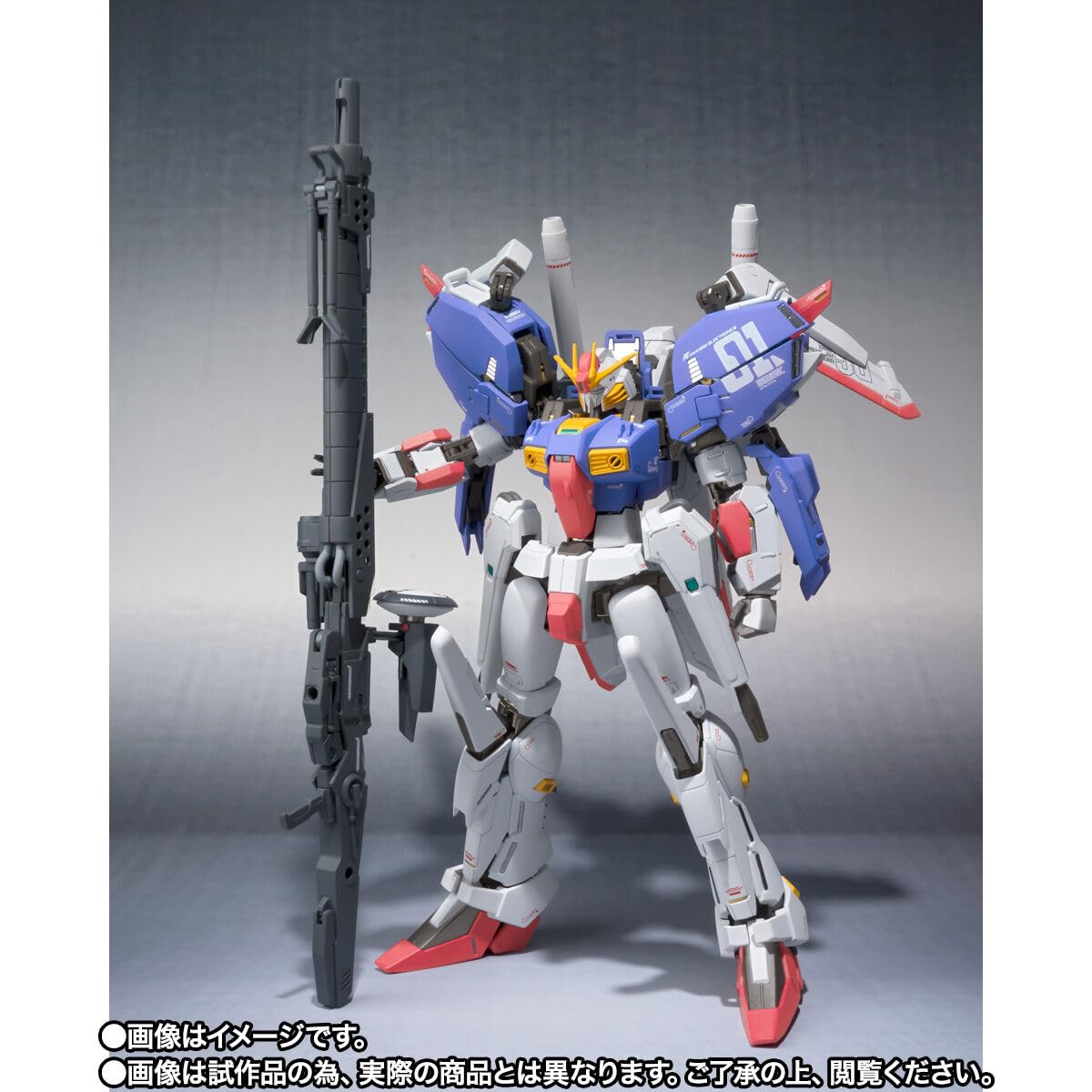 Metal Robot Spirits (Ka Signature) S Gundam Booster Unit Mounted Gundam Sentinel Painted Action Figure