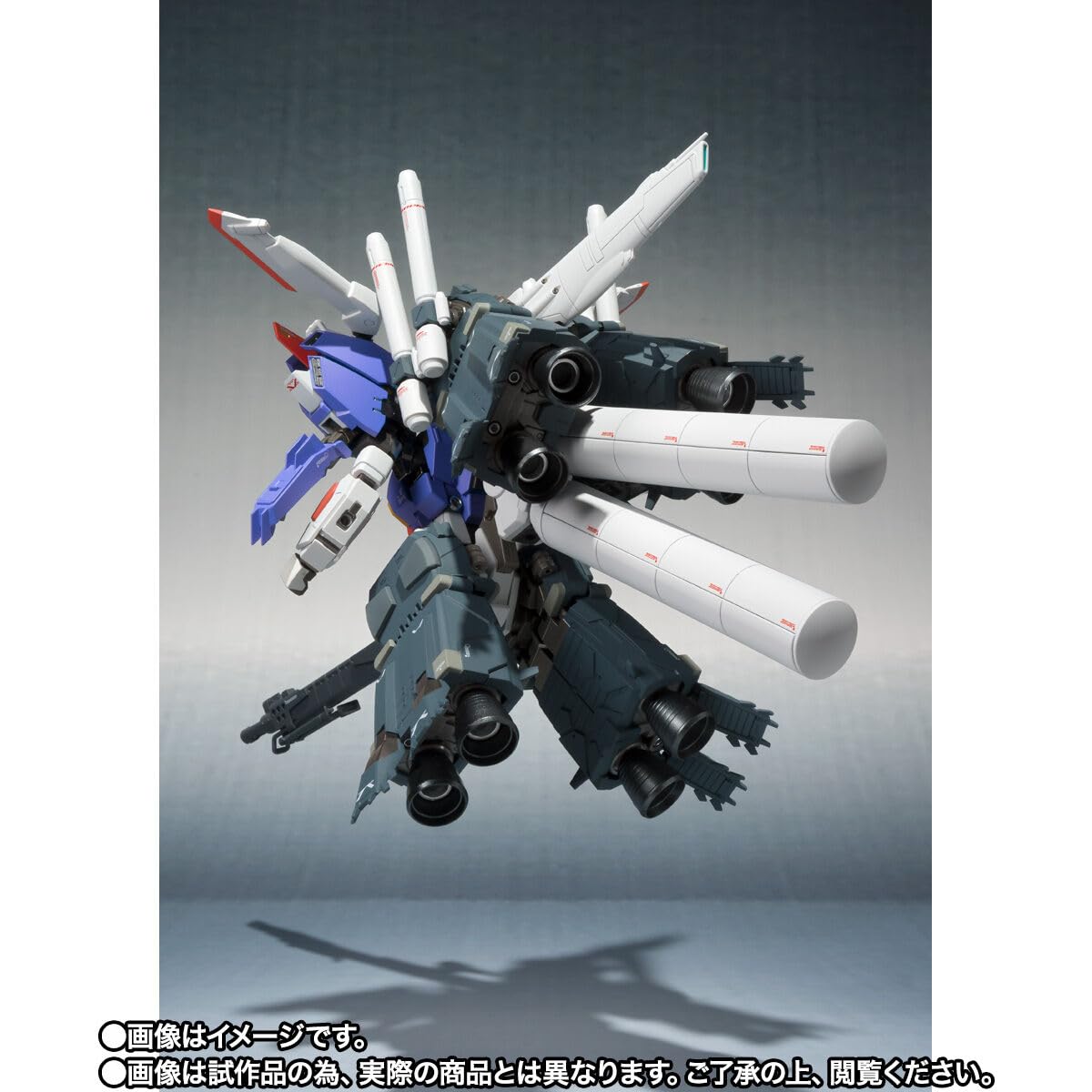 Metal Robot Spirits (Ka Signature) S Gundam Booster Unit Mounted Gundam Sentinel Painted Action Figure