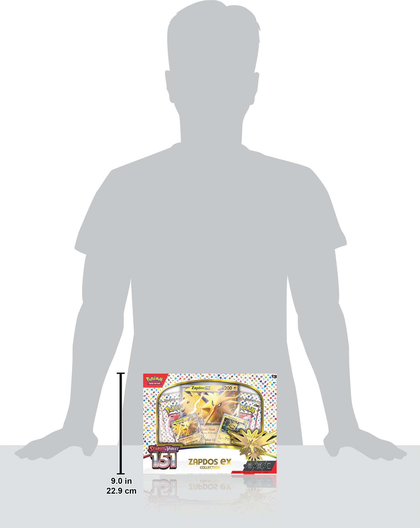 Pokemon TCG Scarlet & Violet 3.5 Pokemon 151 Zapdos Ex Box