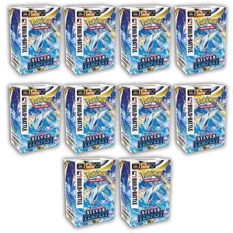 Pokemon TCG: Sword and Shield Silver Tempest Build and Battle Display (10CT Display)