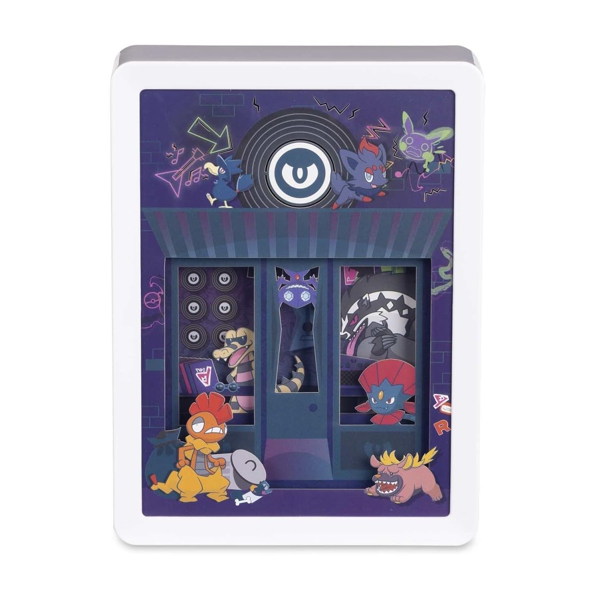 Pokémon Center: Dark-Type Pokémon Home Accents Paper Light Box