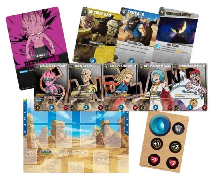 BANDAI Sand Land 2024 English Tactical Card Battle Game TCG SL01 Booster Decks Sealed 1st Edition Box - 6 Decks