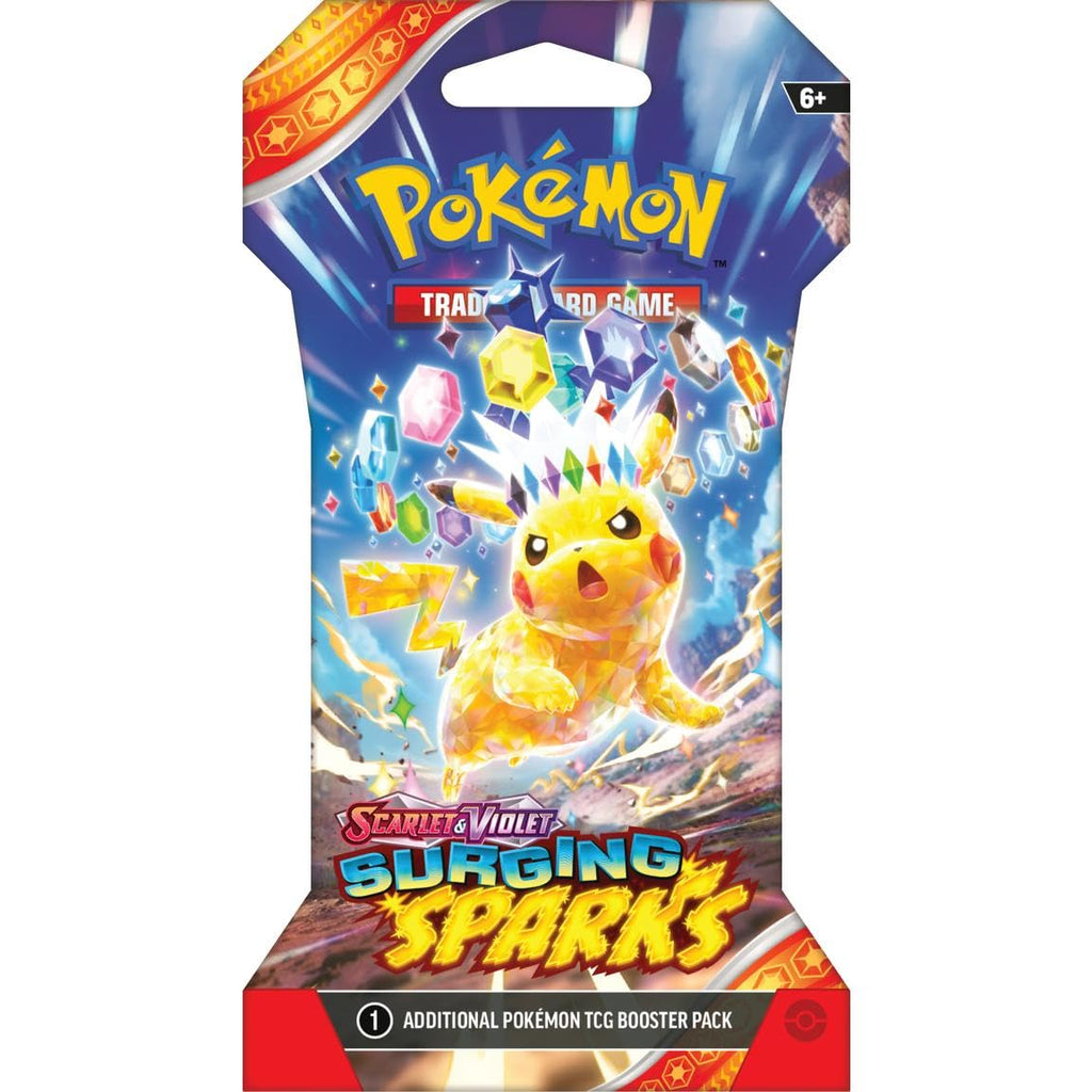 Pokemon Surging Sparks Sleeved Eight (8) Booster Packs