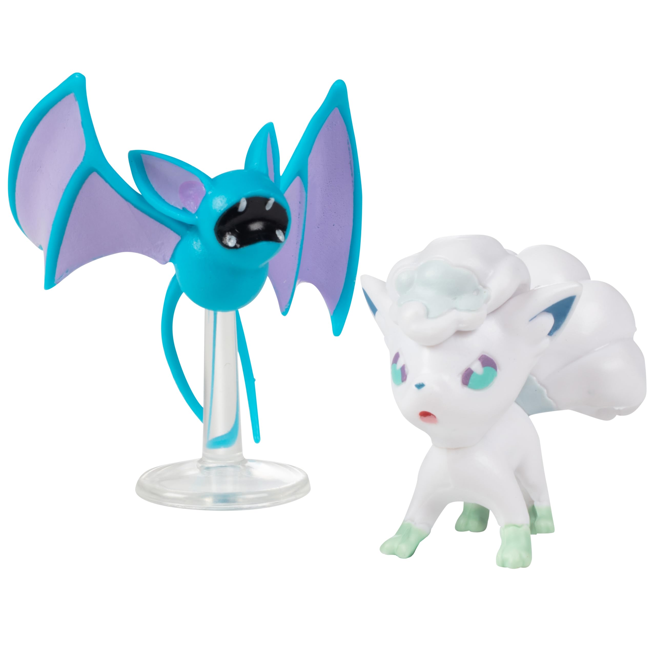 Pokemon Battle Ready! Toy Figure Set, 8 Pieces - 2" & 3" Charmander, Bulbasaur, Squirtle, Lucario, Alolan Vulpix & More - Holiday Christmas Stocking Stuffer Gift for Kids, Boys, Girls - 4+