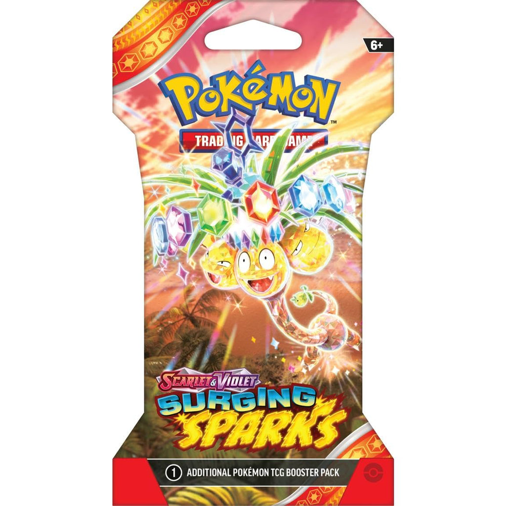 Pokemon Surging Sparks Sleeved Eight (8) Booster Packs