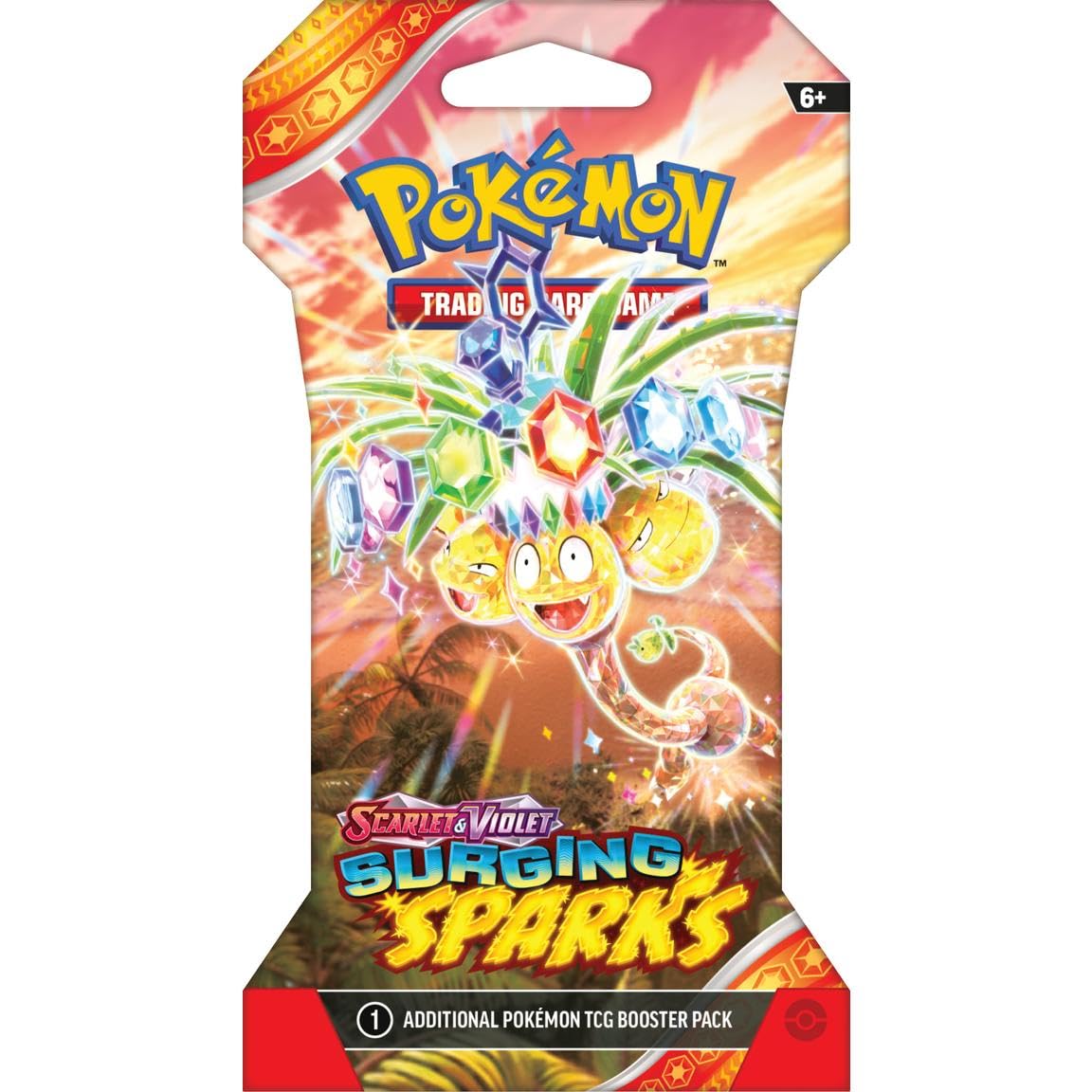 Pokemon Surging Sparks Sleeved Eight (8) Booster Packs