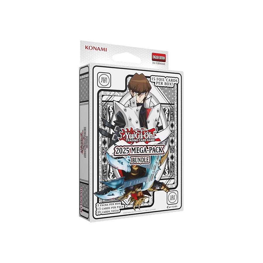 Yu-Gi-Oh! CCG 2025 Mega Pack Bundle Tuck Box Case (12 Boxes) - 4 of Each Art