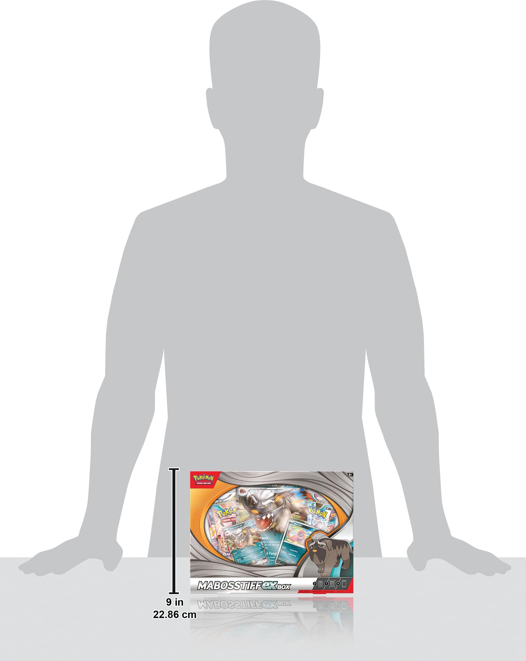 Pokemon TCG: MABOSSTIFF EX Box - 4 Packs, Promos