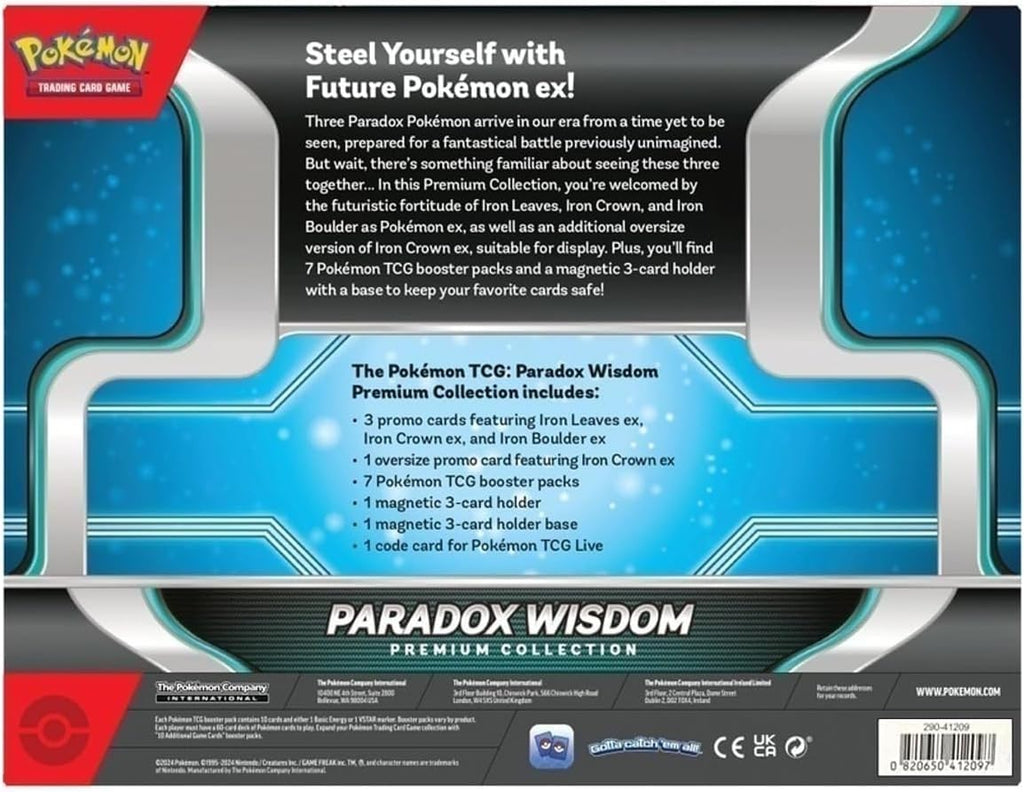 Pokemon TCG: Paradox Wisdom Premium Collection, Age: 6+ Years