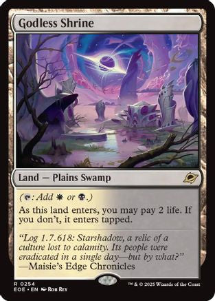 Godless Shrine (EOE-254) - Edge of Eternities - Magic The Gathering