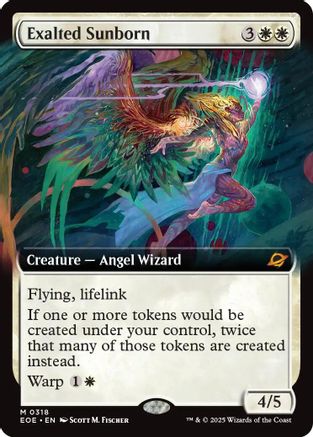 Exalted Sunborn (Extended Art) (EOE-318) - Edge of Eternities - Magic The Gathering