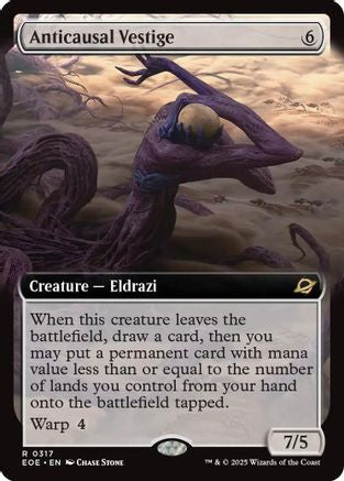 FOIL Anticausal Vestige (Extended Art) (EOE-317) - Edge of Eternities - Magic The Gathering