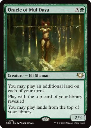 Oracle of Mul Daya (EOC-102) - Commander: Edge of Eternities - Magic The Gathering