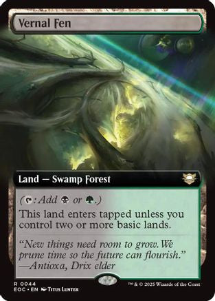 Vernal Fen (Extended Art) (EOC-044) - Commander: Edge of Eternities - Magic The Gathering