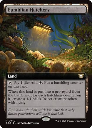 Eumidian Hatchery (Extended Art) (EOC-040) - Commander: Edge of Eternities - Magic The Gathering