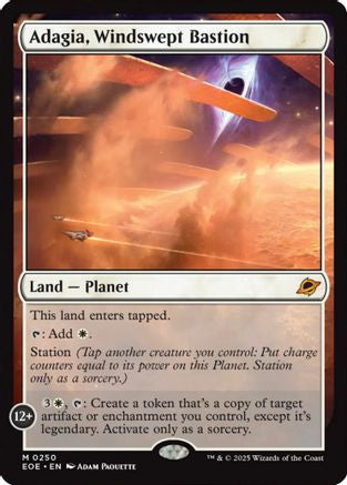FOIL Adagia, Windswept Bastion (EOE-250) - Edge of Eternities - Magic The Gathering