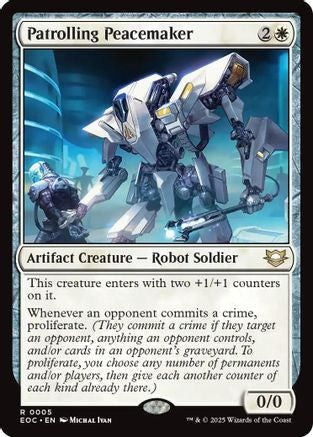 Patrolling Peacemaker (EOC-005) - Commander: Edge of Eternities - Magic The Gathering