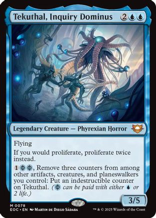 Tekuthal, Inquiry Dominus (EOC-078) - Commander: Edge of Eternities - Magic The Gathering
