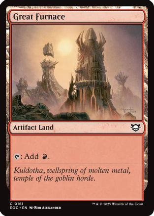 Great Furnace (EOC-161) - Commander: Edge of Eternities - Magic The Gathering